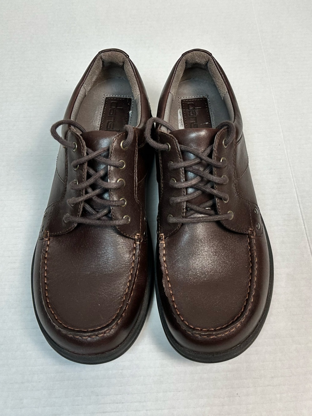 Dansko Mens Wyatt Brown Leather Dress Casual Shoes Size EU 42